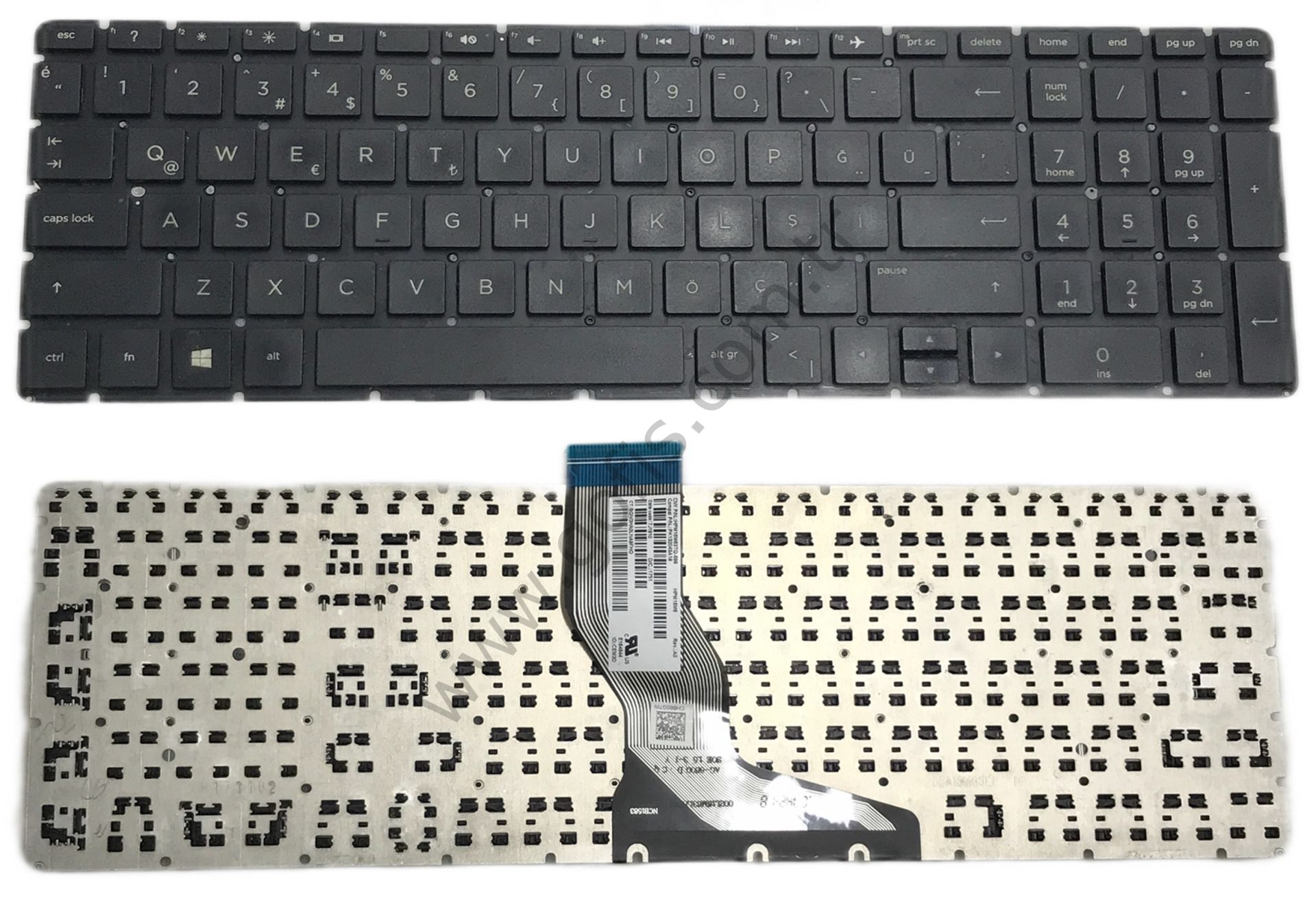 HP PAVİLİON 15-BS 15-BW 250 G6 255 G6 KLAVYE TÜRKÇE Q HPM16M6 PK132043A18