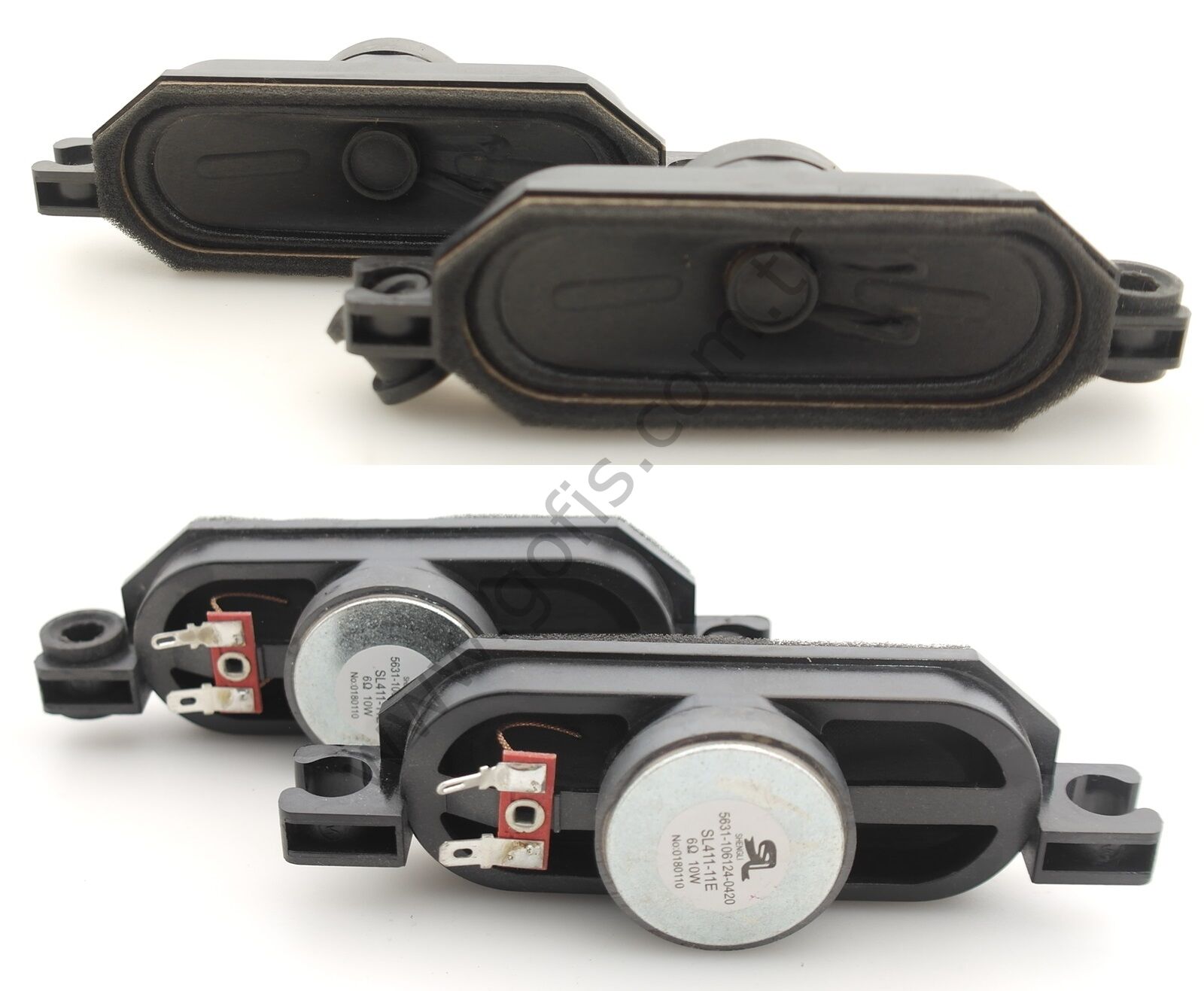 BEKO B32L 5745 4B HOPARLÖR SET 5631-106124-0420 SL411-11E SPEAKERS 6OHM 10W