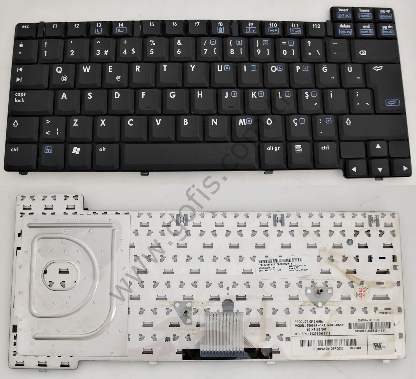 HP COMPAQ NC8230 NX8220 KLAVYE TÜRKÇE Q 385548-141 359089-141