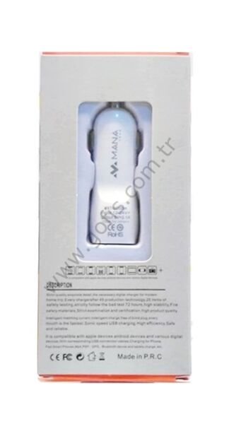 ARAÇ ÇAKMAKLIK ŞARJ CİHAZI 2 USB 5V 2.1A