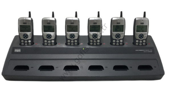 CISCO 7920 WIRELESS IP TELEFON SET  MULTI CHARGER DOCK İSTASYONU