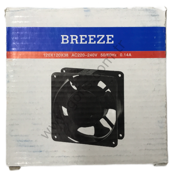 BREEZE BR12038A2HSL 120x120x38mm 220-240V 0.14A AC FAN