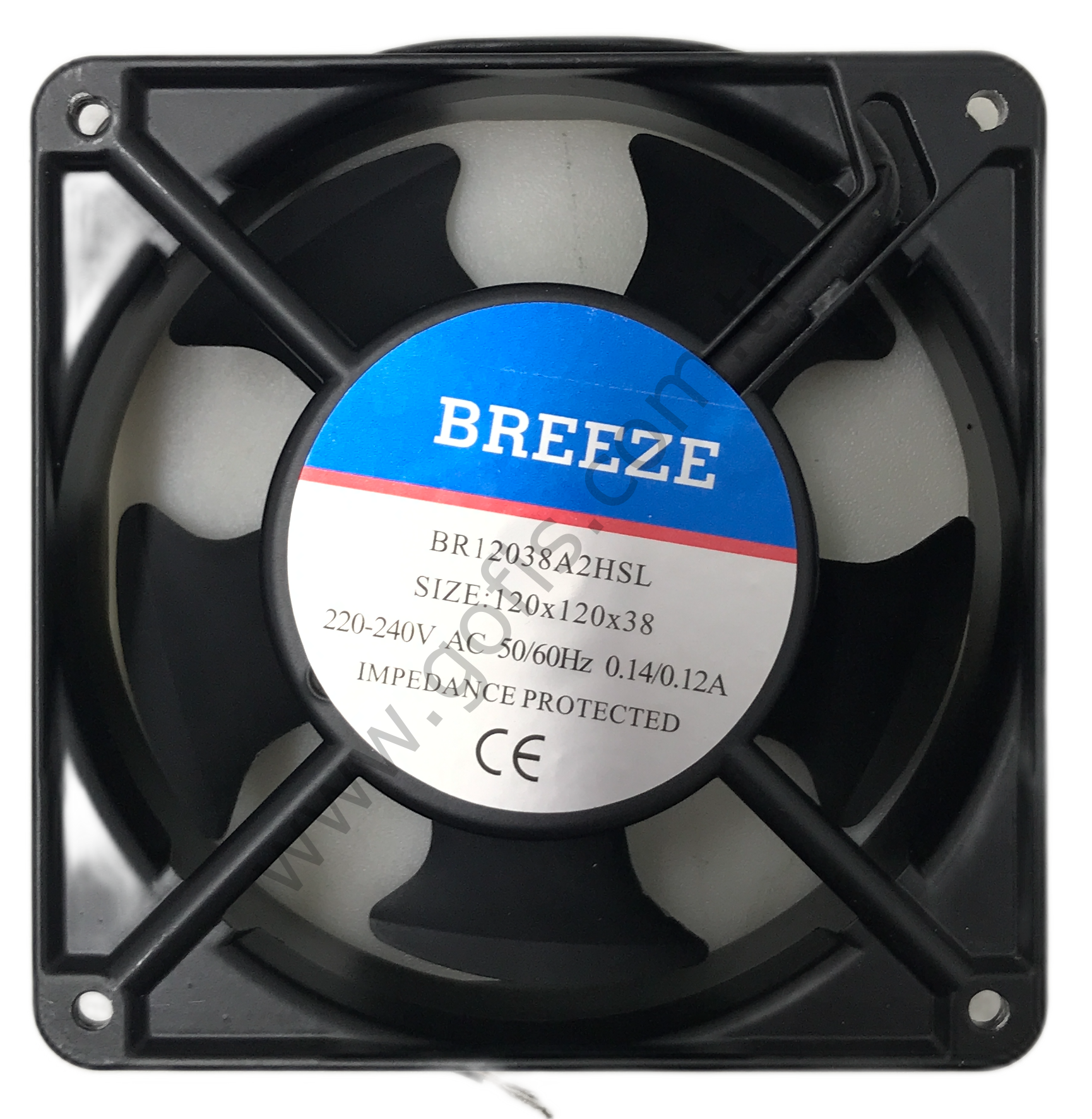 BREEZE BR12038A2HSL 120x120x38mm 220-240V 0.14A AC FAN