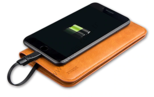 ZHUSE STAR RIVER 6800MAH POWERBANK VE DERİ CÜZDAN
