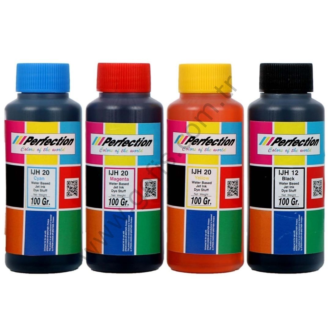 EPSON PERFECTION UNİVERSAL KARTUŞ VE TANKLI YAZICI MÜREKKEBİ 4x100ML