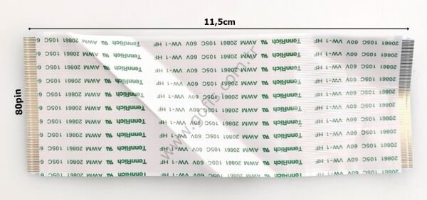 TENNRICH AWM 20861 105C 60V VW-1 HF FLEX KABLO 40,30MM 42,46MM 11,5CM 80 PİN FLEX CABLE
