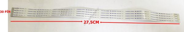 EUNSUNG E129545 AWM 20861 105C VW-1 -F- FLEX KABLO 30 PİN 27,5CM FLEX CABLE