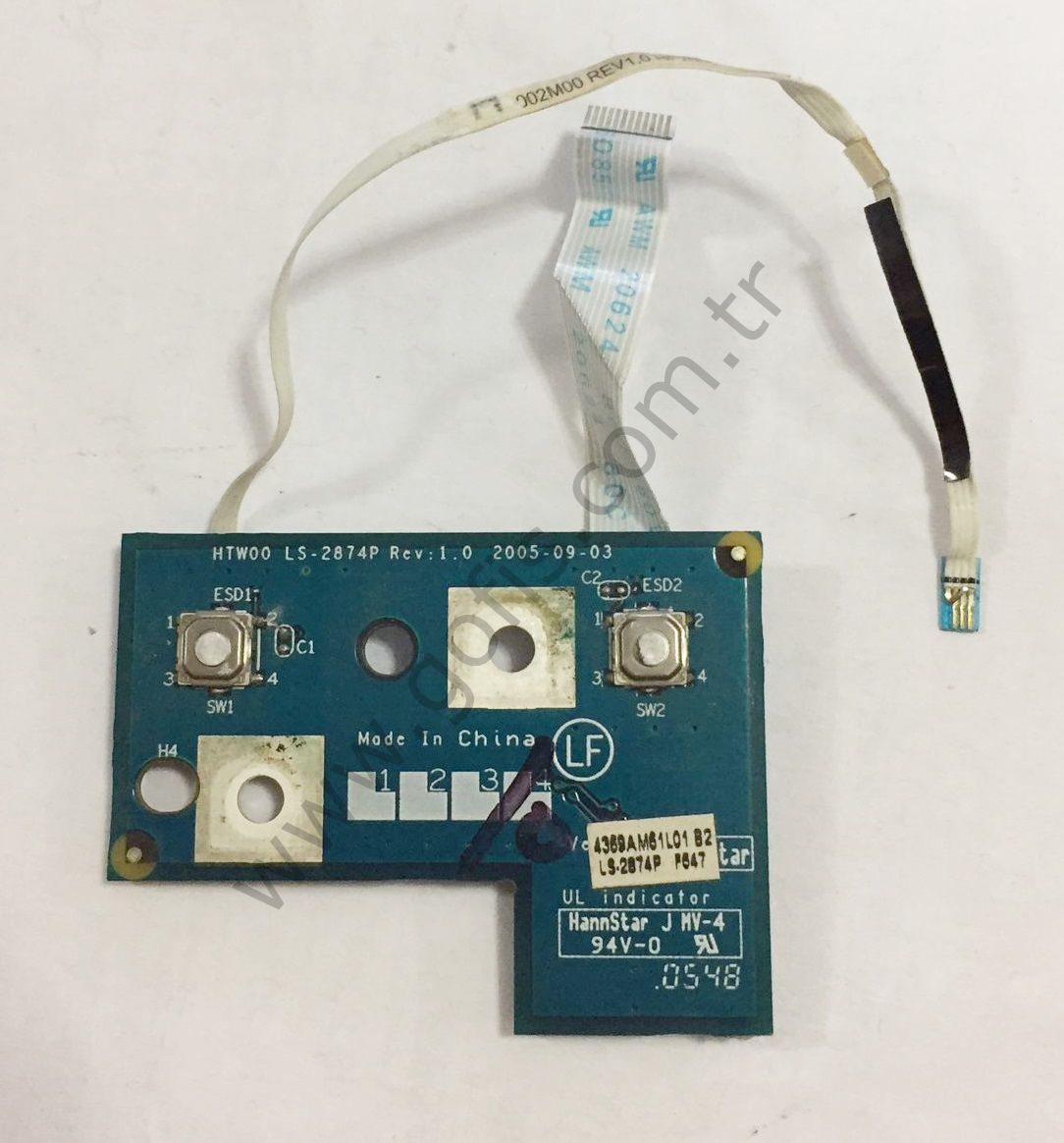 TOSHİBA SATELLİTE M70-159 TOUCHPAD BUTTON BOARD LS-2874P