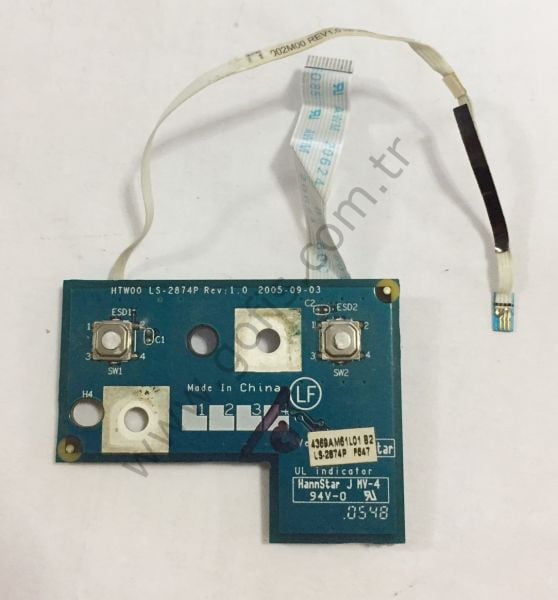 TOSHİBA SATELLİTE M70-159 TOUCHPAD BUTTON BOARD LS-2874P