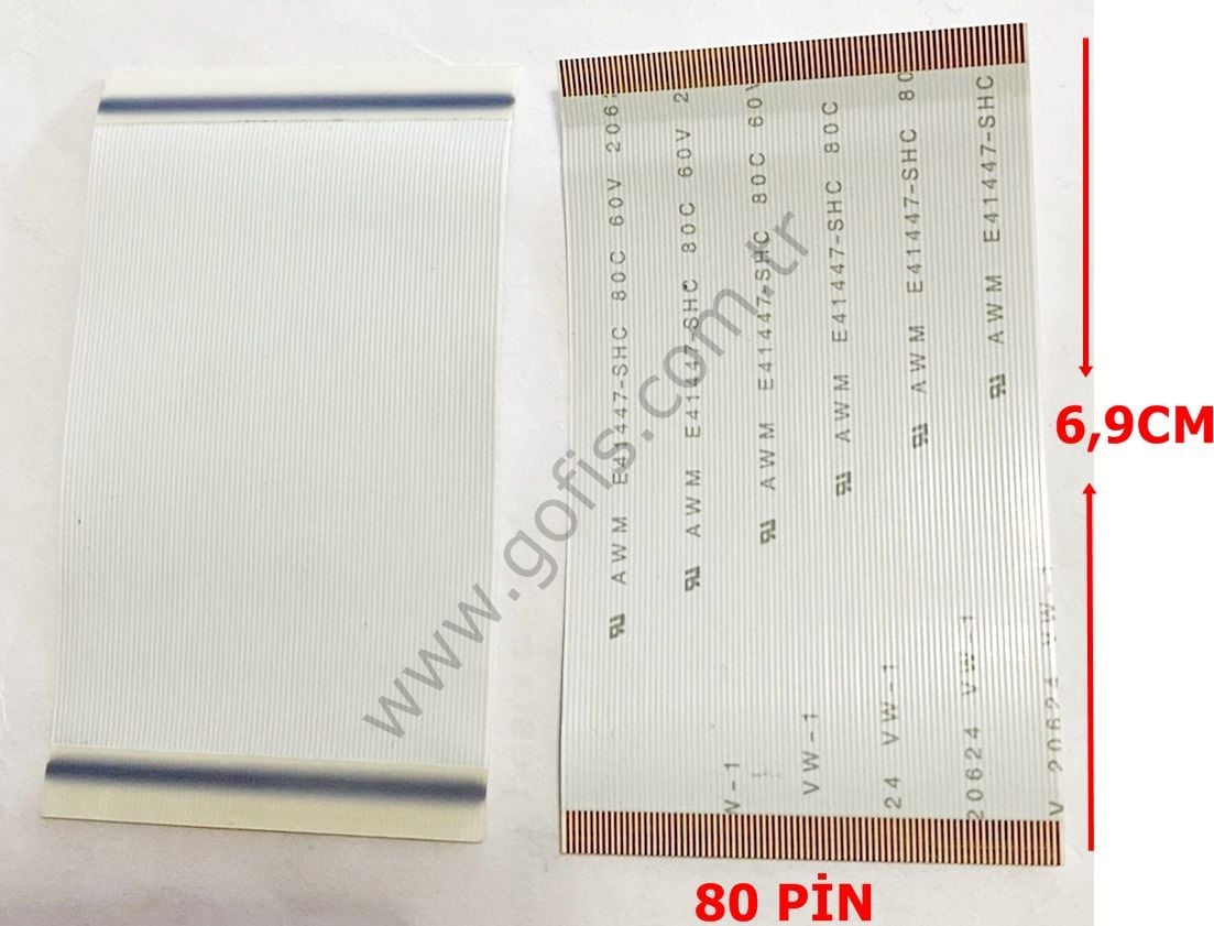 AWM E41447-SHC 80C 60V 20624 VW-1 FLEX KABLO 80 PİN 6,9CM FLEX CABLE