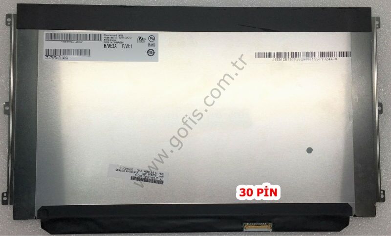 B125HAN02.2 H/W:2A NOTEBOOK SLİM LED EKRAN 12,5’’ 30 PİN 832199-005