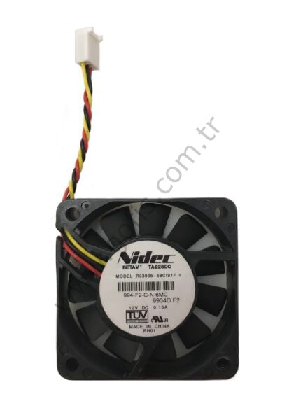 NİDEC BETA V TA225DC R33965-58CIS1F FAN 12V DC 0.16A 6X6CM