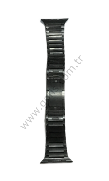 APPLE WATCH 42MM BAKLALI MODEL PASLANMAZ ÇELİK BİLEZİK KORDON UZAY SİYAHI %100 ORİJİNAL