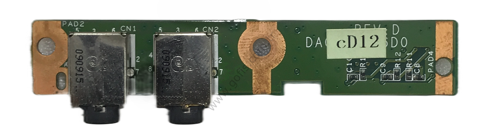 HP COMPAQ PRESARİO CQ61 SES KARTI 320P6AB0000 DA00P6AB6D0 AUDİO JACK BOARD