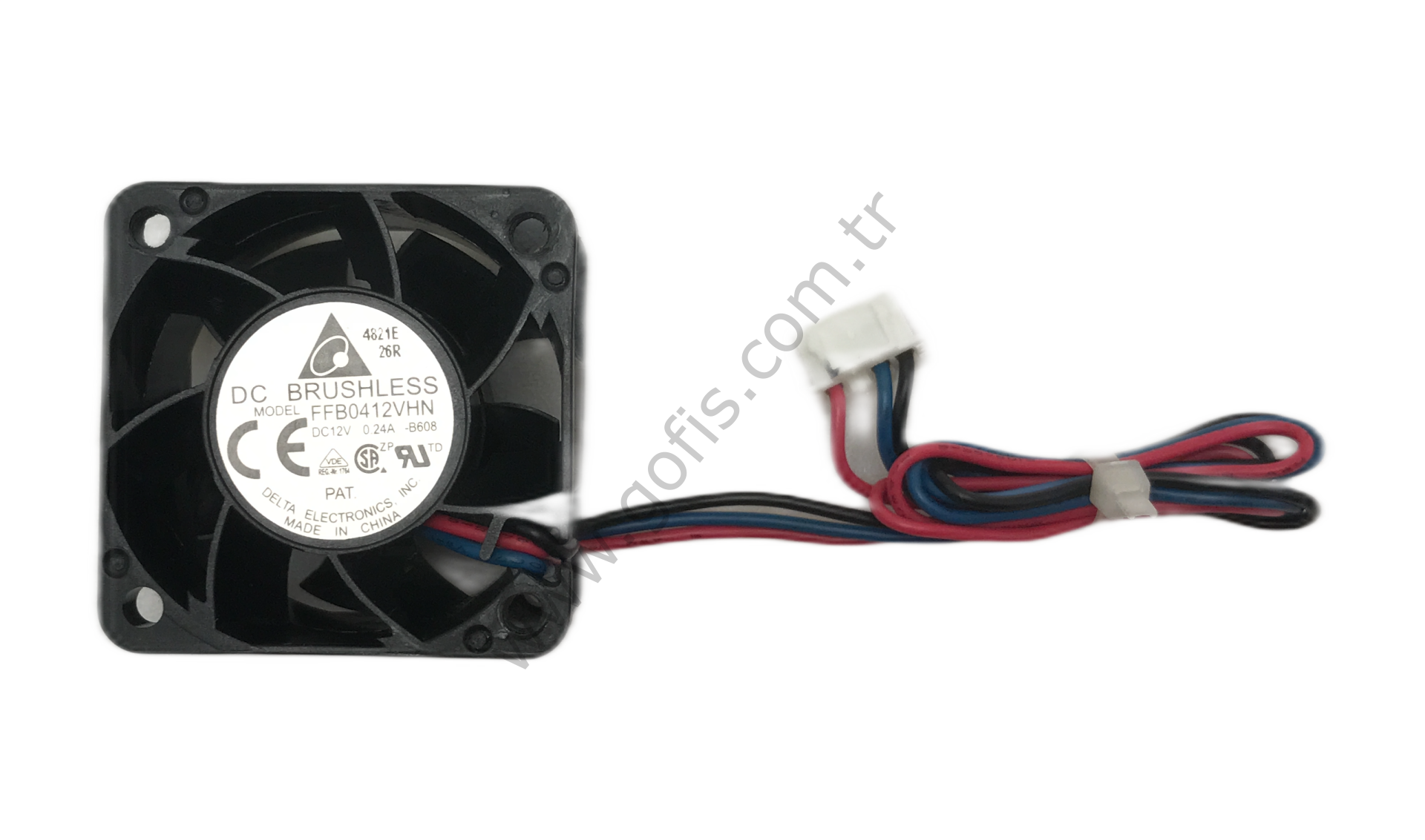 DELTA ELECTRONİCS FFB0412VHN FAN DC12V 0.24A 4X4X2,8CM 3 PİN