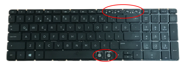 HP PAVİLİON 15-BS 15-BW 250 G6 255 G6 KLAVYE TÜRKÇE Q NSK-XDCSC PK132041E18 *YEDEK PARÇA AMAÇLI* (2)