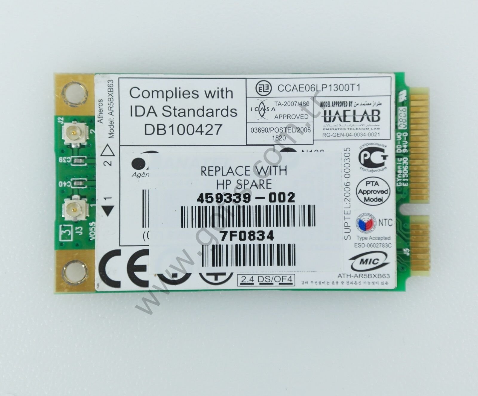 HP CQ50 CQ60 G50 G60 DV5 DV7 WİRELESS KART T60H976.07 45549-002 459339-002 WİFİ CARD