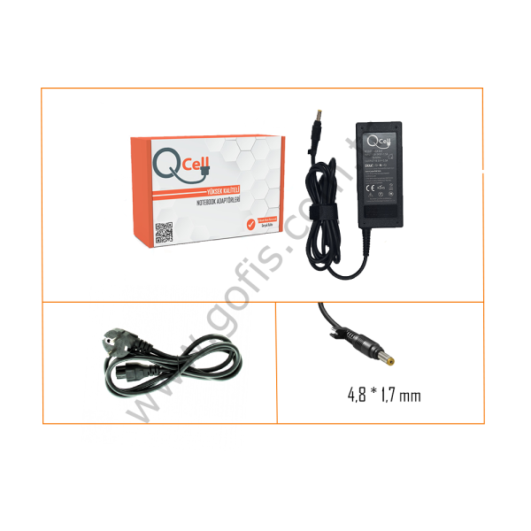 HP 65W 18.5V 3.5A ADAPTÖR 4.8 x 1.7MM
