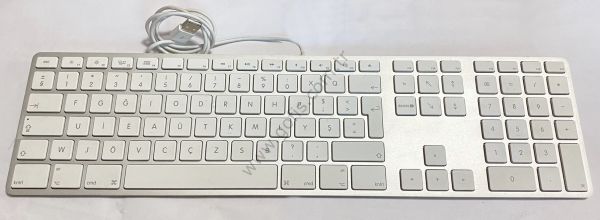 APPLE A1243 KABLOLU KLAVYE KEYBOARD TÜRKÇE F %100 ORİJİNAL
