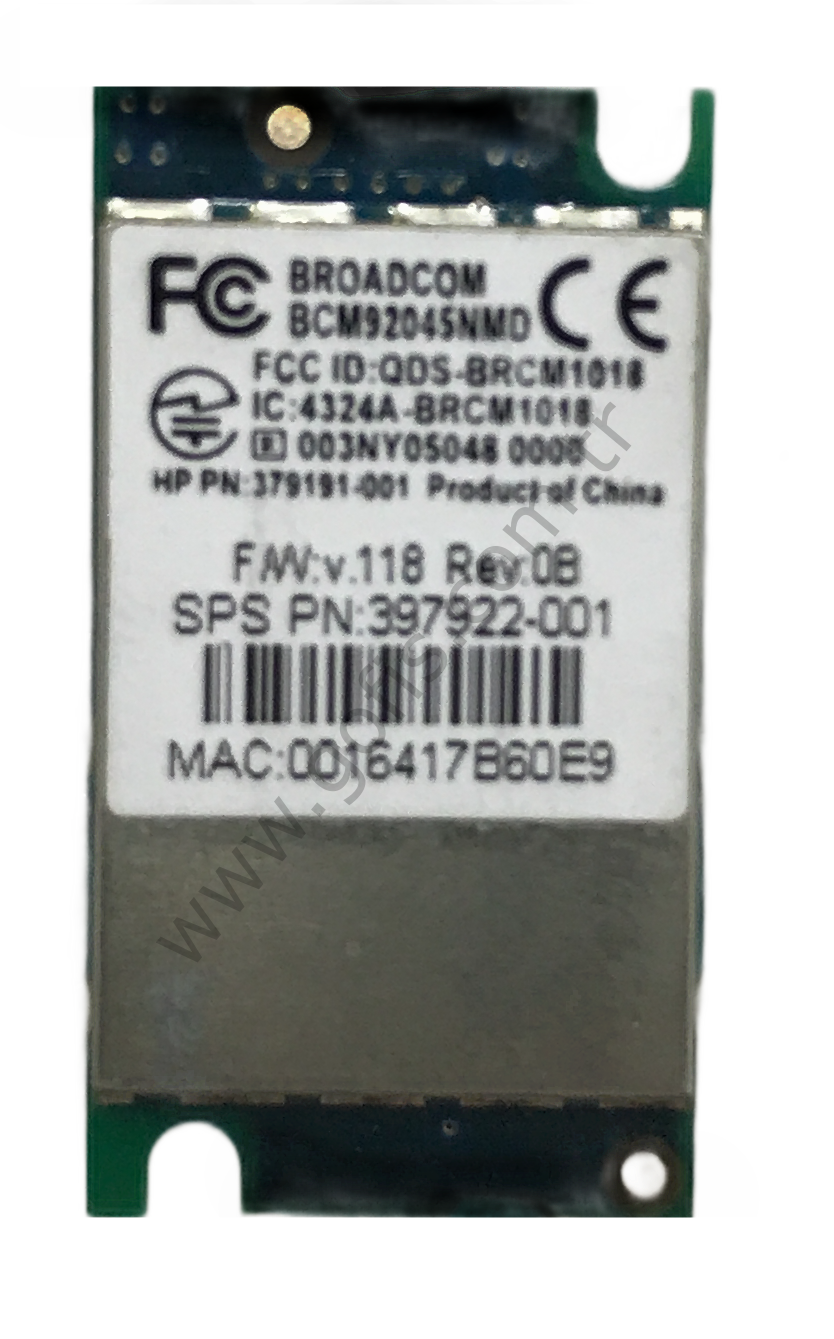 HP COMPAQ NX6125 BLUETOOTH MODÜL BCM92045NMD 379191-001 397922-001