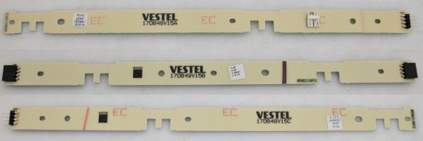 TOSHİBA 49L2863DAT LED BAR ARA BAĞLANTI BORDU 17DB49V15A  17DB49V15B 17DB49V15C İNTERFACE BOARD