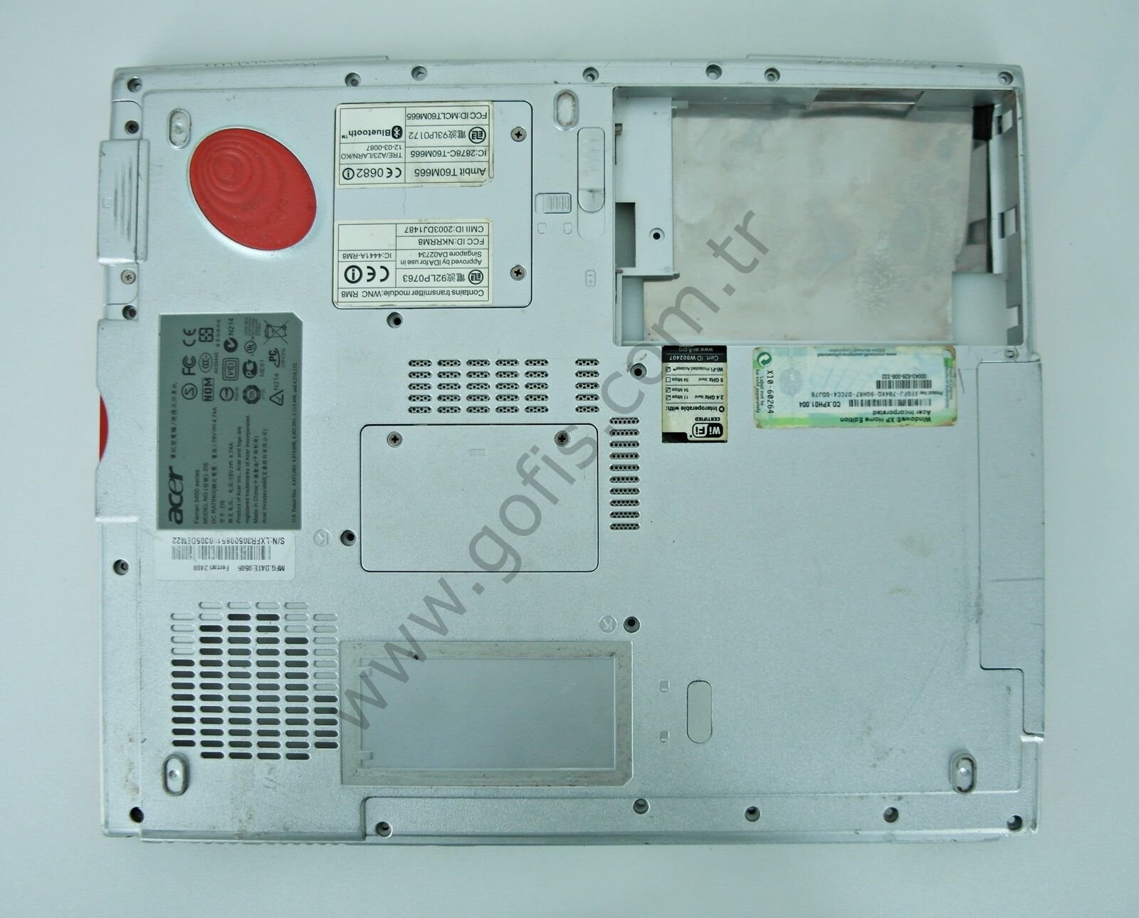 ACER FERRARİ 3400 ALT KASA Z15