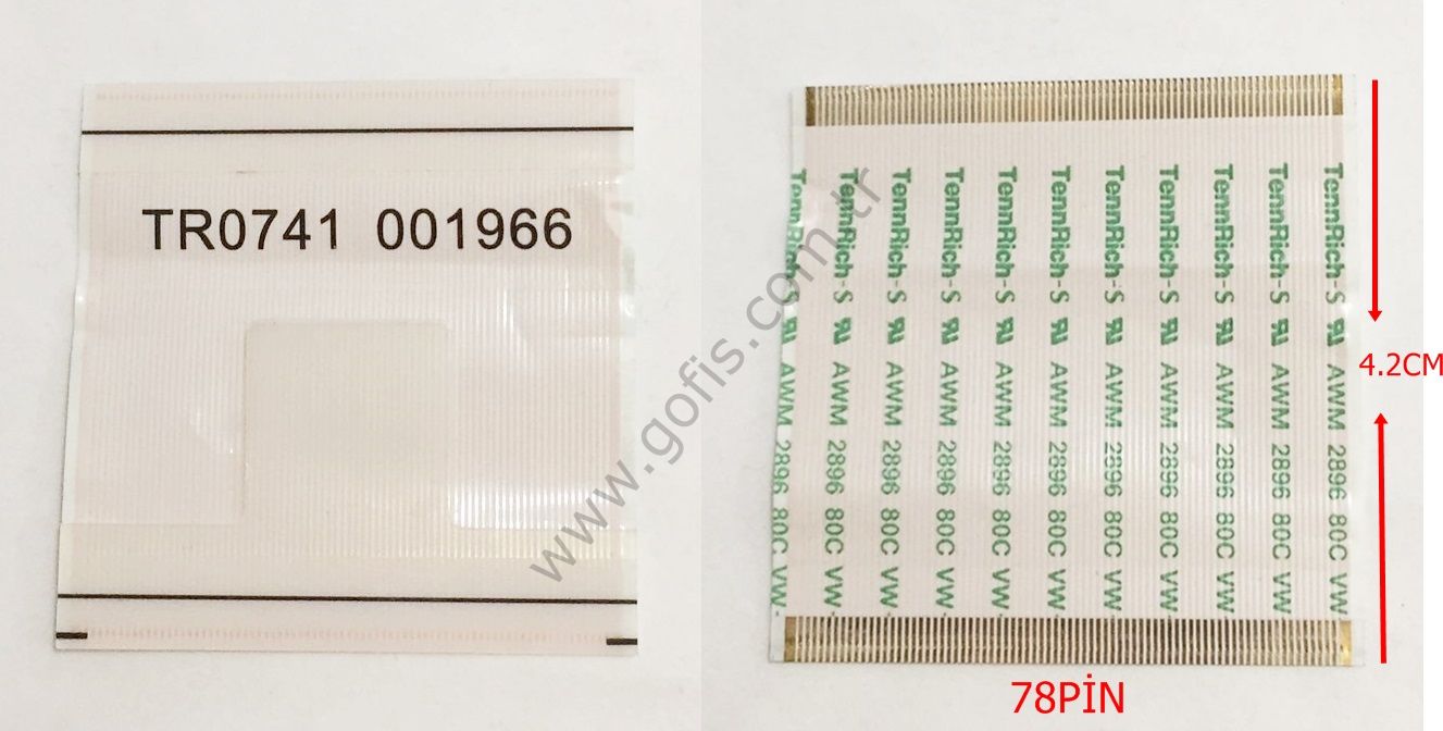 TR0741 001966 FLEX KABLO 78 PİN 4.2CM FLEX CABLE