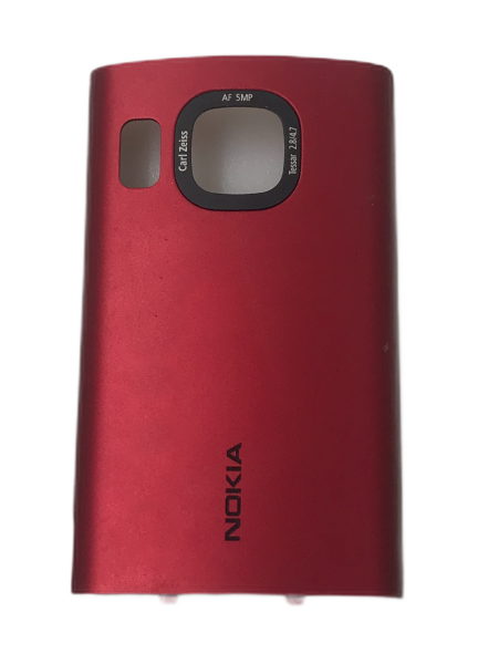NOKİA 6700S ARKA PİL KAPAK METAL KIRMIZI
