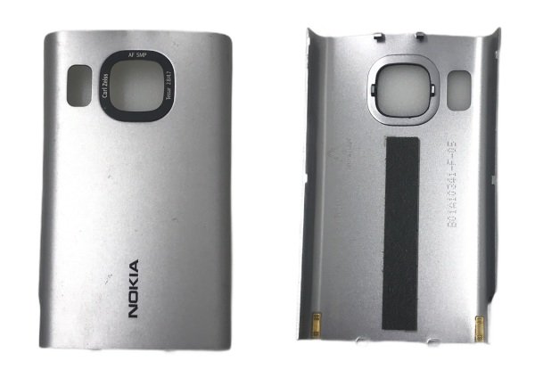 NOKİA 6700S ARKA PİL KAPAK METAL GÜMÜŞ