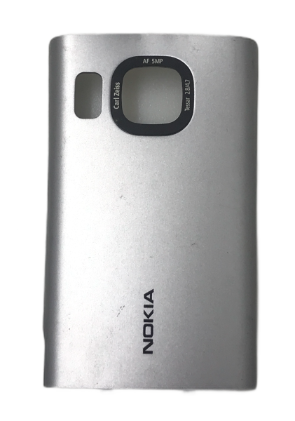 NOKİA 6700S ARKA PİL KAPAK METAL GÜMÜŞ