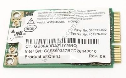 HP PAVİLİON DV8000 DV6500 DV6000 WİRELESS KART 407576-002 396331-002 0151-06-2198 WM3945ABG WİFİ CARD