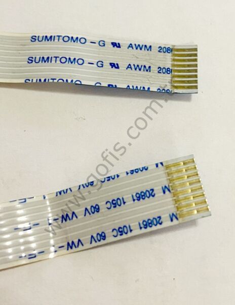 SUMITOMO-G AWM 20861 105C 60V VW-1 -F- FLEX KABLO 8 PİN 56,5CM FLEX CABLE