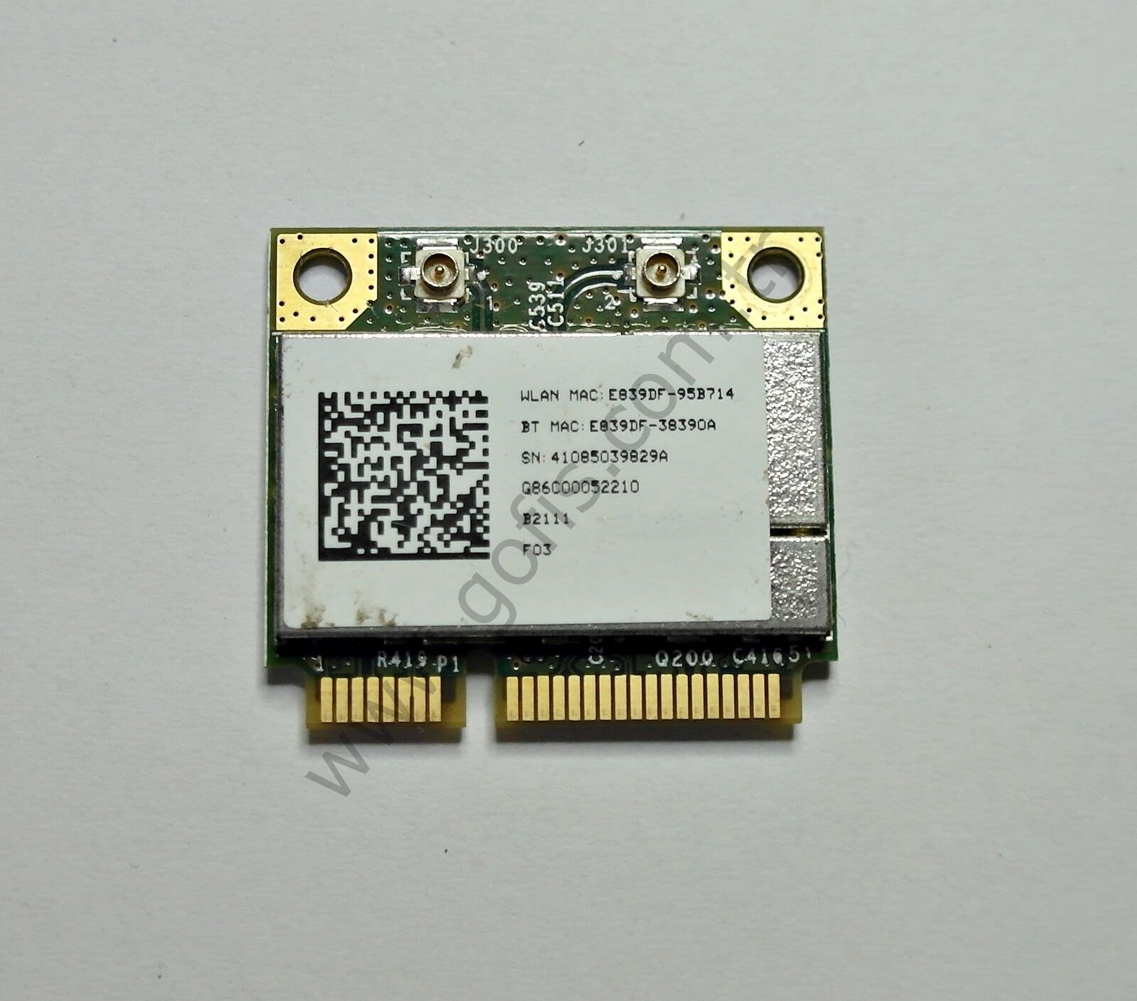 TOSHİBA SATELLİTE L653-14 WİRELESS KART G86C00052210 6042B0140101 WİFİ CARD