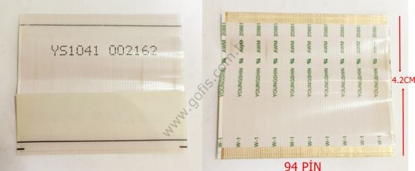 YS1041 002162 FLEX KABLO 94 PİN 4.2CM FLEX CABLE