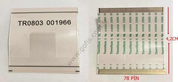 TR0803 001966 FLEX KABLO 78 PİN 4,2CM FLEX CABLE