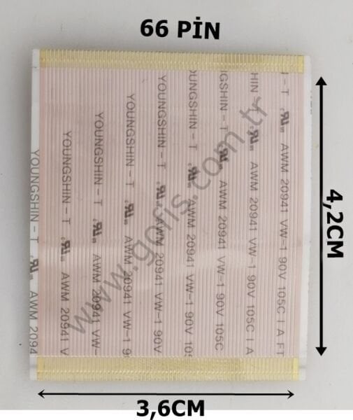 YT1C30B3 2269 FLEX KABLO 3,6CM 4,2CM 66 PİN FLEX CABLE