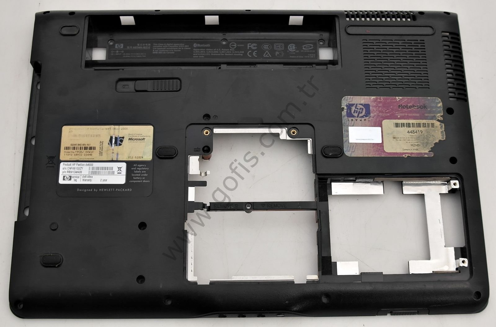 HP PAVİLİON DV6000 ALT KASA EAAT8002018 431426-001