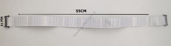 HNX E480518 AWM 20706 105C 60V VW-1 LVDS KABLO 55CM 51 PİN LVDS CABLE