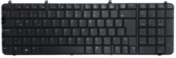HP PAVİLİON DV9500 DV9700 DV9000 KLAVYE TÜRKÇE Q 441541-001