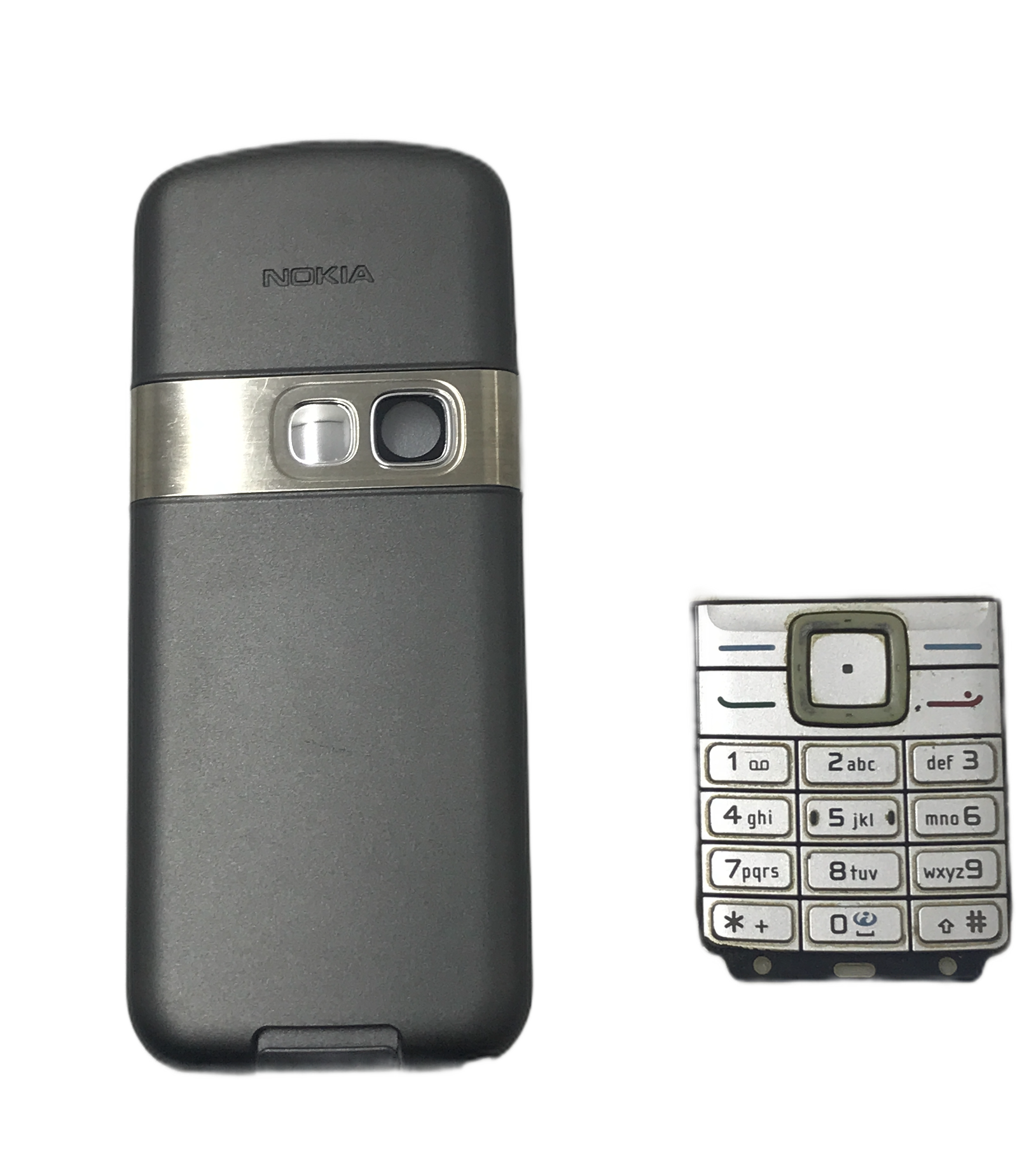 NOKİA 6070 ARKA PİL KAPAK VE TUŞ TAKIMI PLASTİK SİYAH