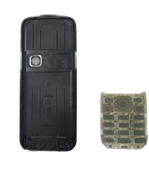 NOKİA 6070 ARKA PİL KAPAK VE TUŞ TAKIMI PLASTİK SİYAH