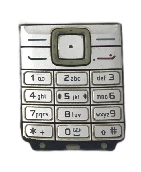 NOKİA 6070 ARKA PİL KAPAK VE TUŞ TAKIMI PLASTİK SİYAH