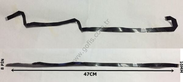 E350098 AWM 2643 VW-1 300V 105C A FT17FT2 -F- HALOGEN FREE FLEX KABLO 10MM 47CM 8 PİN FLEX CABLE
