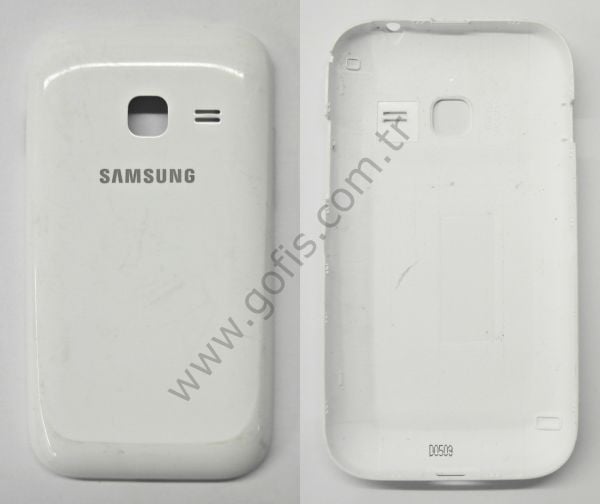 SAMSUNG GALAXY ACE DUOS S6352 ARKA PİL KAPAK PLASTİK BEYAZ %100 ORİJİNAL