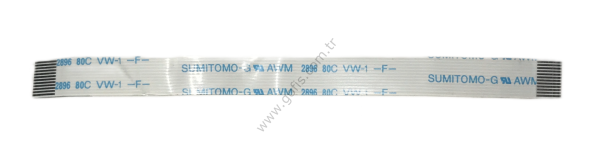 SUMITOMO-G AWM 2896 80C VW-1 -F- FLEX KABLO 0,7CM 8,7CM 12 PİN FLEX CABLE