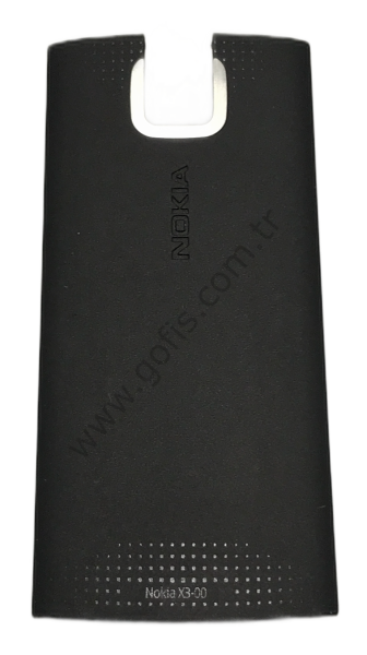 NOKIA X3-00 ARKA PİL KAPAK PLASTİK SİYAH