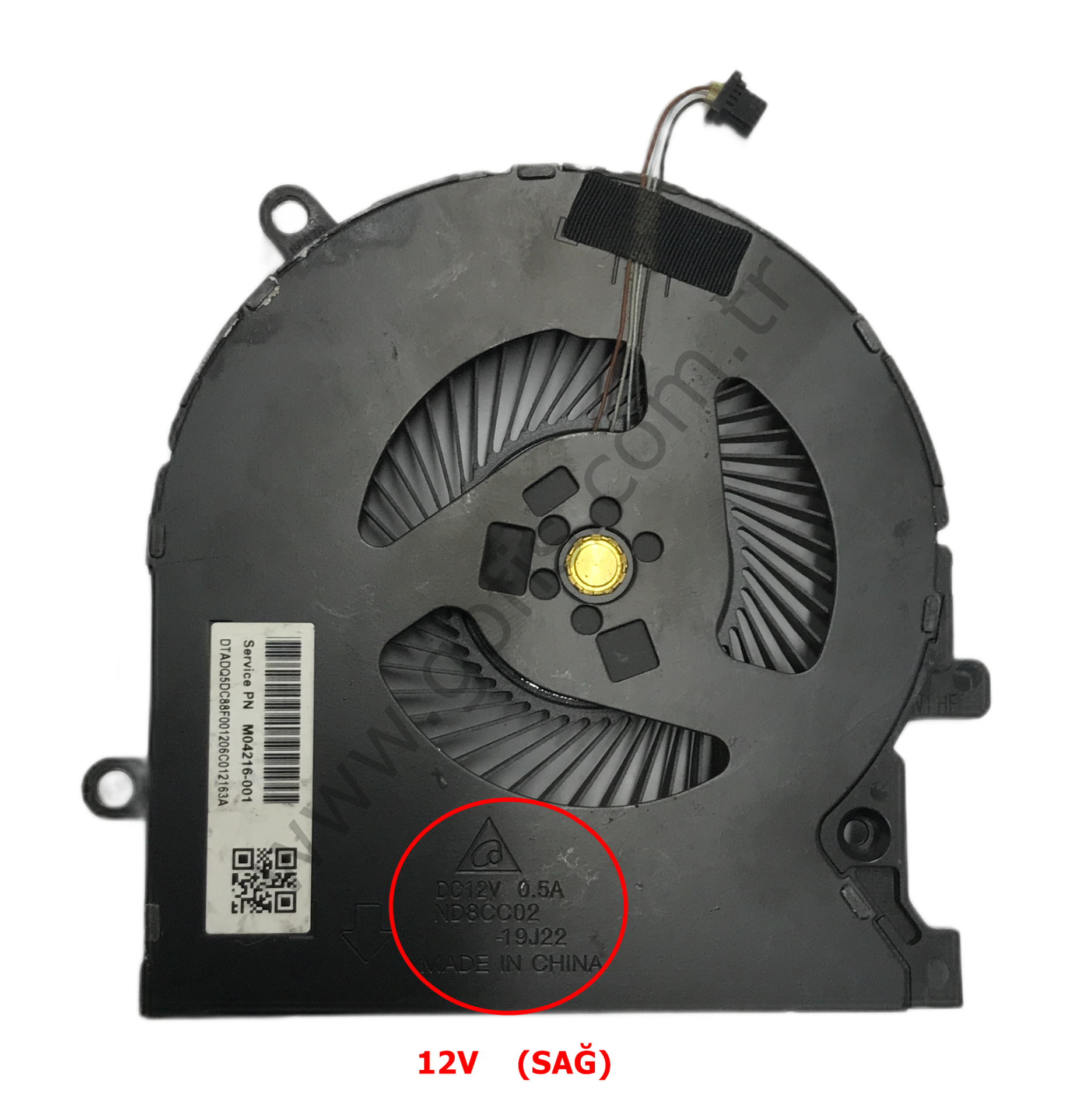 HP OMEN 15-EK FAN M04216-001 ND8CC02-19J22 DC12V 0.5A (SAĞ) %100 ORİJİNAL