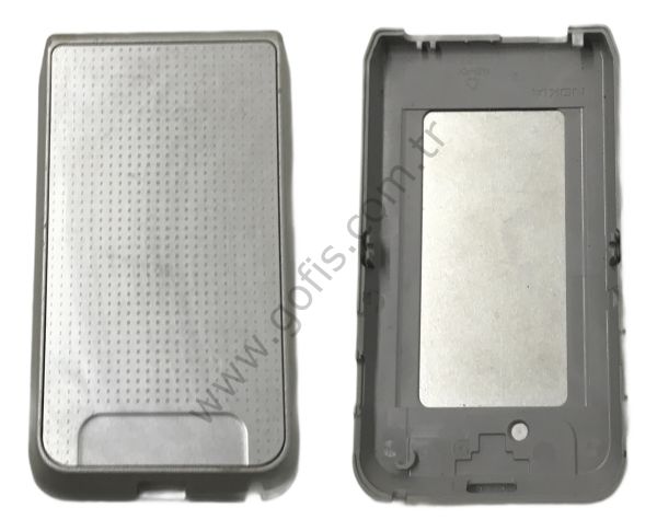 NOKİA 6170 ARKA PİL KAPAK PLASTİK GÜMÜŞ