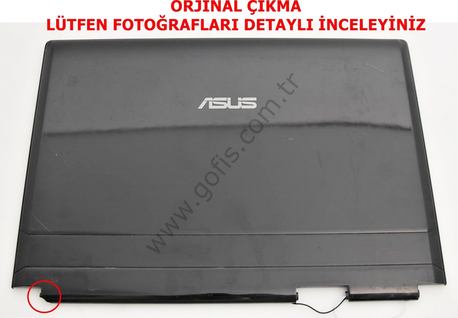 ASUS F5 F5M F5N F5C X59SL X59SR LCD EKRAN ARKA KAPAK 13GNRM4AP040 13GNRM40P010-4 LCD BACK COVER
