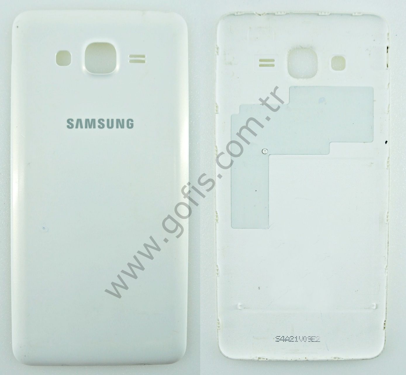 SAMSUNG GALAXY GRAND PRIME G530 ARKA PİL KAPAK PLASTİK BEYAZ %100 ORİJİNAL